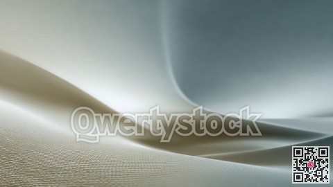 Serene desert visuals, Minimalist depiction of peaceful dunes with soft shadows and flowing lines