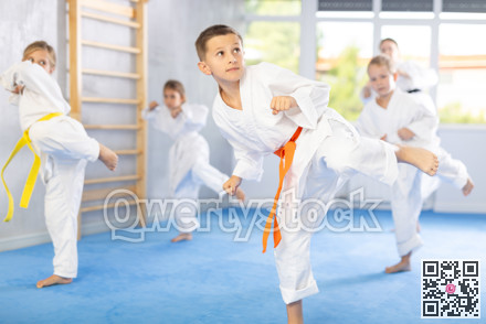Kids are dedicated to their martial arts