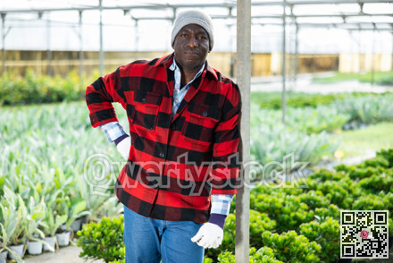 Portrait of an african american man farmer