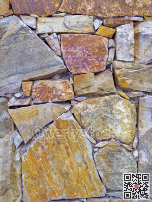 Roughly cut stones wall texture. Natural material background